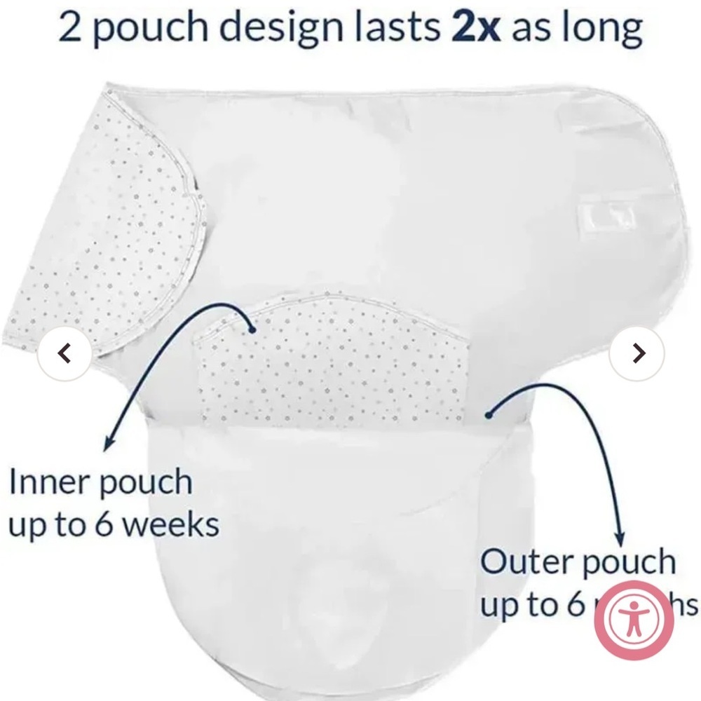 Nested Bean Zen Swaddle with Star Pattern - Picture 2 of 6